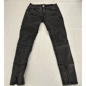 BDG Urban Outfitters Womens Black Denim Low Rise Zipper Pocket Skinny Jeans W27